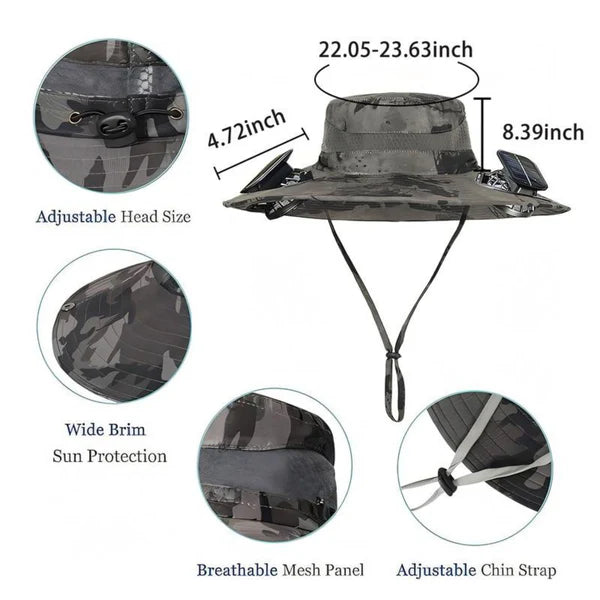 Zeraya SolarBreeze™ Outdoor Hat