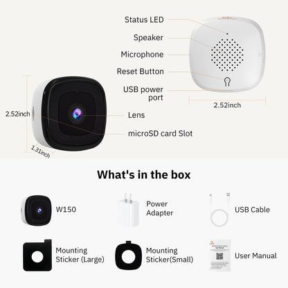 Zeraya 3MP 2K Window Camera