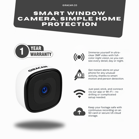 Zeraya 3MP 2K Window Camera