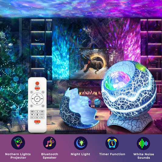Zeraya GlowVerse™ 4 in 1 Northern Lights Projector